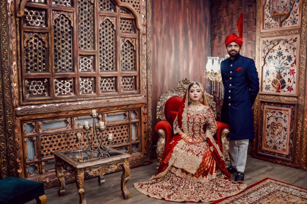 Bridal photography Lahore detailed bridal portrait