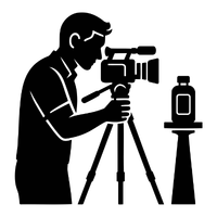 Product Photography icon black